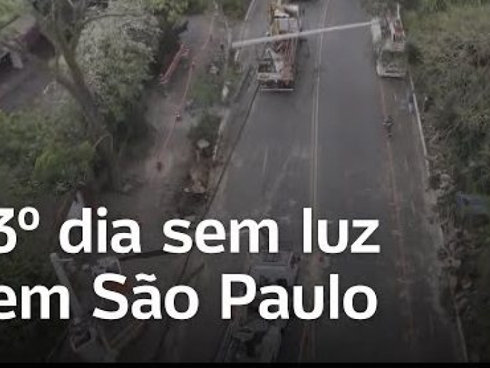 760 mil imóveis seguem sem energia na capital paulista e Grande SP na tarde de domingo, diz Enel